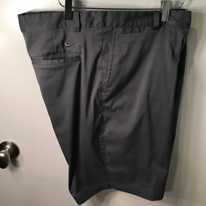 Men's Charcoal Gray Dri-Fit Golf Shorts
